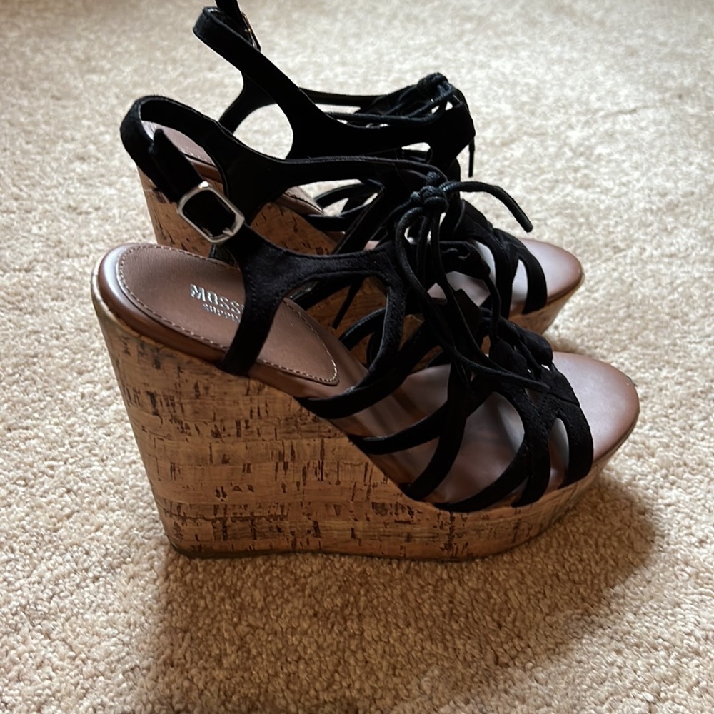 Mossimo Platform Lace Up Sandals